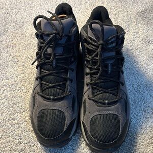 Men's Black and Gray Hiking Shoes